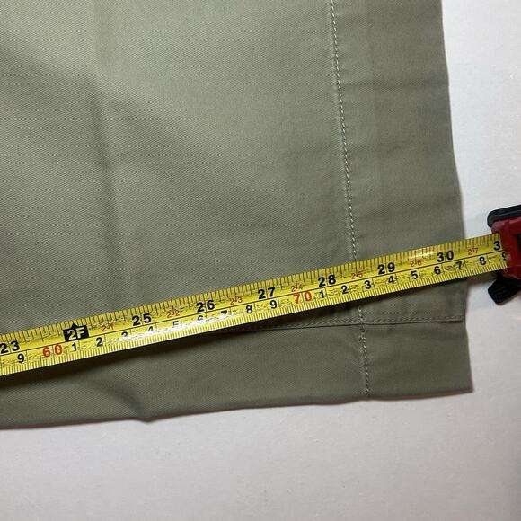 Lands End Heritage Chino Bootcut Pants Dusty Olive Women’s 10x31 NWT - Picture 10 of 10
